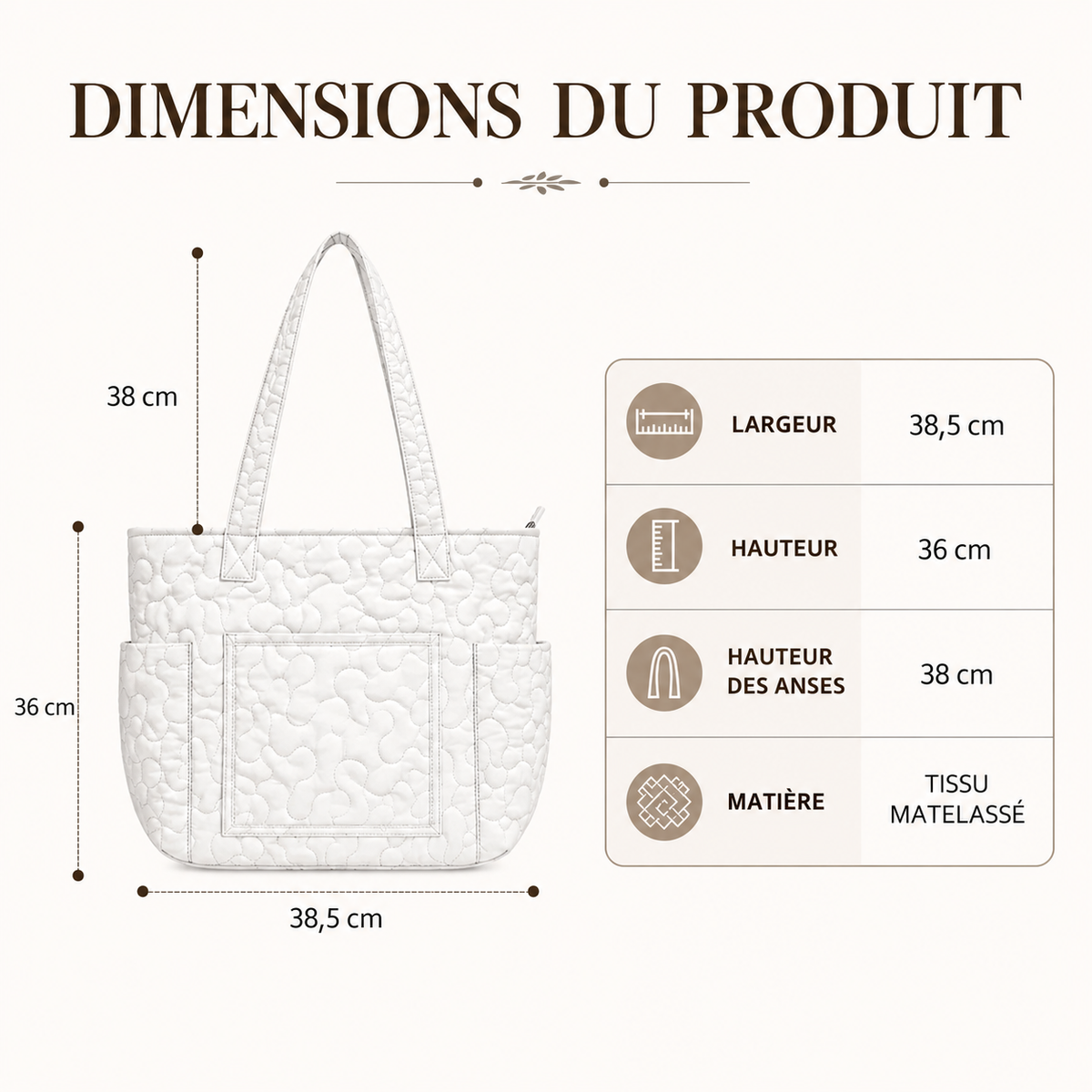 Chloé | Bolso Tote Acolchado con Gato